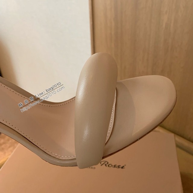 Gianvito Rossi專櫃款一字帶涼鞋 定制羊皮女士拖鞋 dx3598